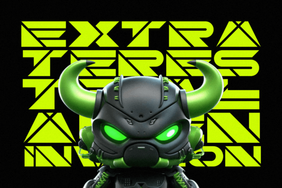 Alien Force Font - Preview 1
