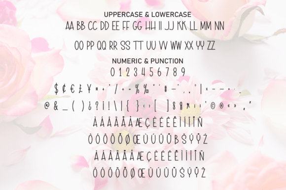Beautiful Flowers Font - Preview 6