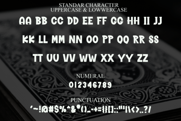 Designer Holiday Font PNG with transparent background - Preview 6