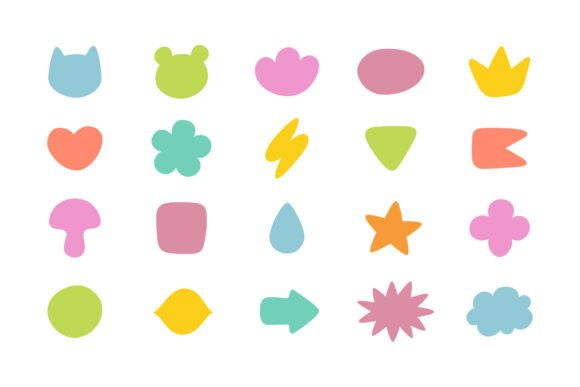 Doodle Bullet Sticker Icons