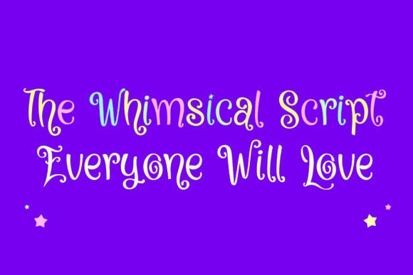 Fontasia Dreams Font PNG with transparent background - Preview 1