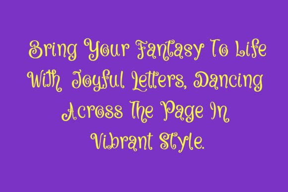 Fontasia Dreams Font PNG with transparent background - Preview 2