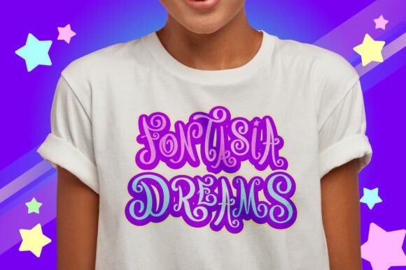 Fontasia Dreams Font PNG with transparent background - Preview 3