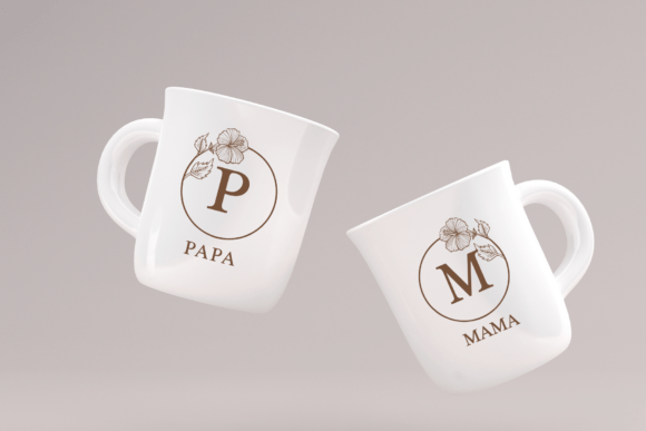 Hibiscus Monogram Font - Preview 3
