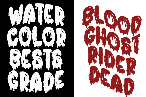 Horror Vampire Font - Preview 1
