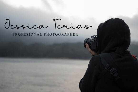 Photoshoot Font PNG with transparent background - Preview 1