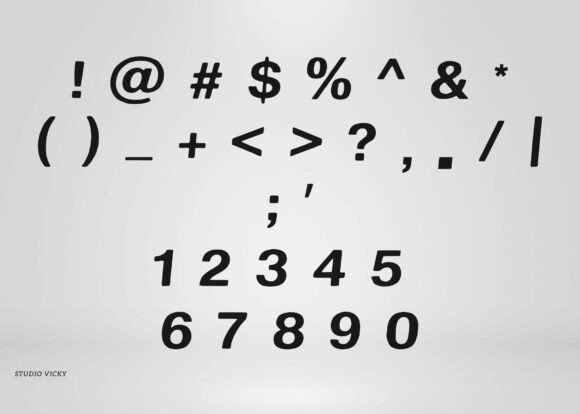 Playfulsans Round Font PNG with transparent background - Preview 2