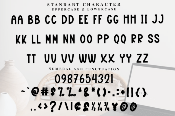 School Subject Font font preview - 3