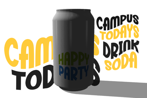 Season Dazzling Font PNG with transparent background - Preview 1