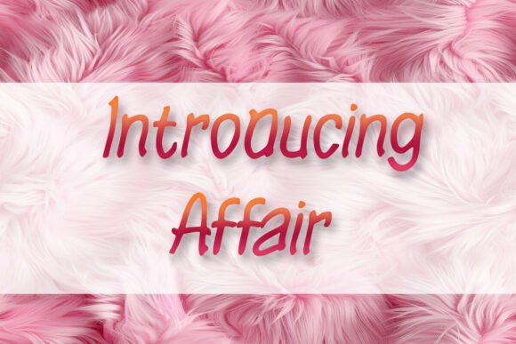 Affair Font - Preview 1