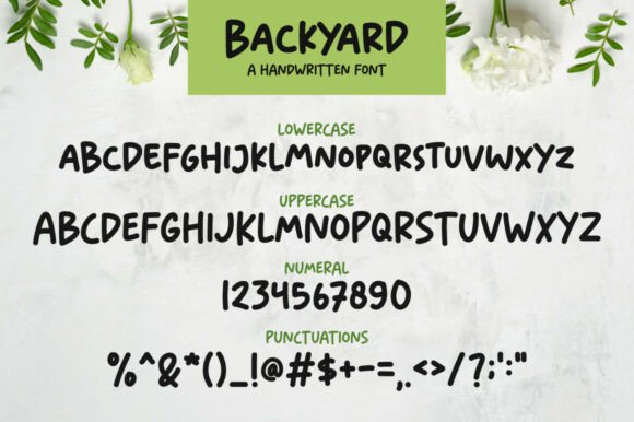 Backyard Font - Preview 6
