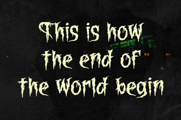 Bloody Corpse Font - Preview 3