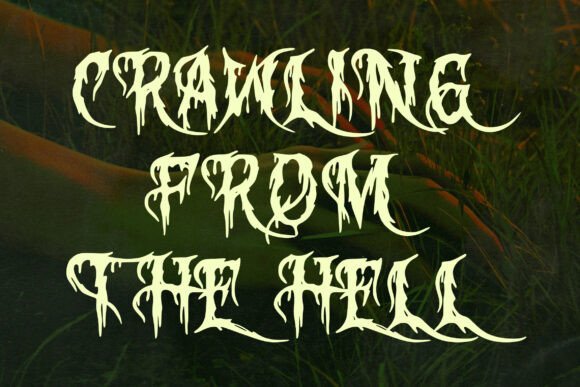 Bloody Corpse Font - Preview 4