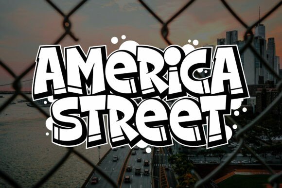 Broken Graffiti Font - Preview 1