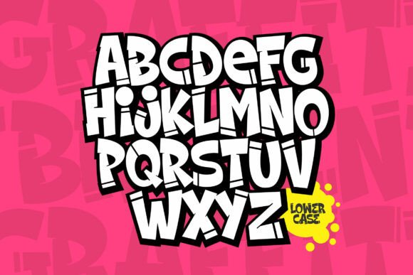 Broken Graffiti Font - Preview 3
