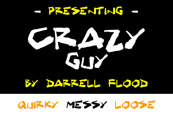 Crazy Guy Font - Preview 1