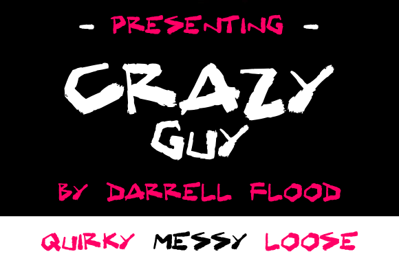 Crazy Guy Font - Preview 2