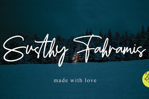 Elegi Skintific Font PNG with transparent background - Preview 5