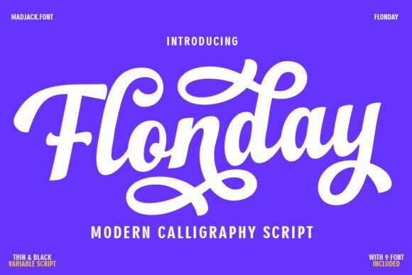Flondayscript Regular