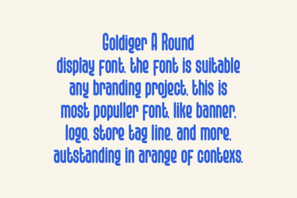 Goldiger Font - Preview 2
