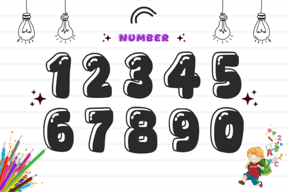 Graffiti Bubble Font - Preview 3