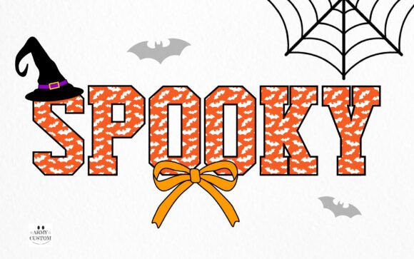 Halloweenvarsity Bats Font PNG with transparent background - Preview 2