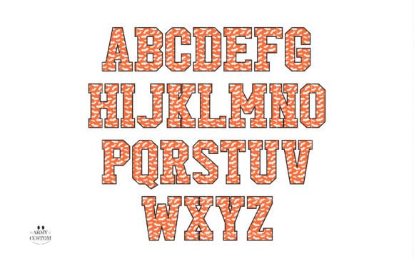 Halloweenvarsity Bats Font PNG with transparent background - Preview 3