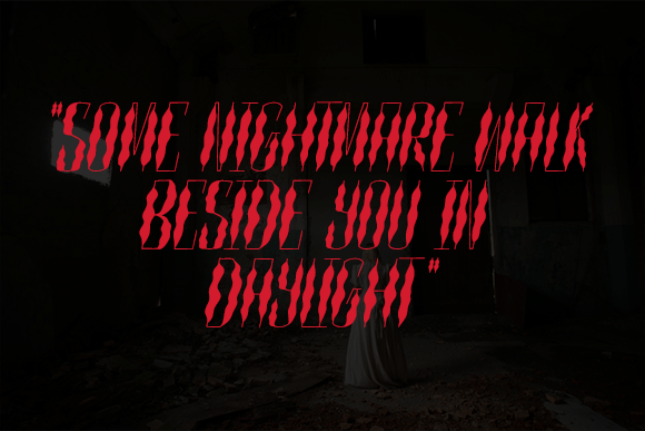 Hollowwhisper Regular Font PNG with transparent background - Preview 2
