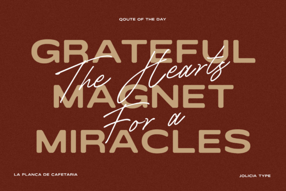 La Planca De Cafetaria Font PNG with transparent background - Preview 1