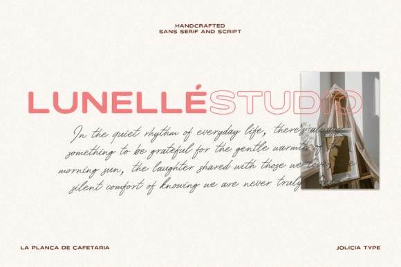 La Planca De Cafetaria Font PNG with transparent background - Preview 3