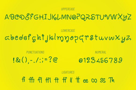 Little Chameleon Font PNG with transparent background - Preview 1