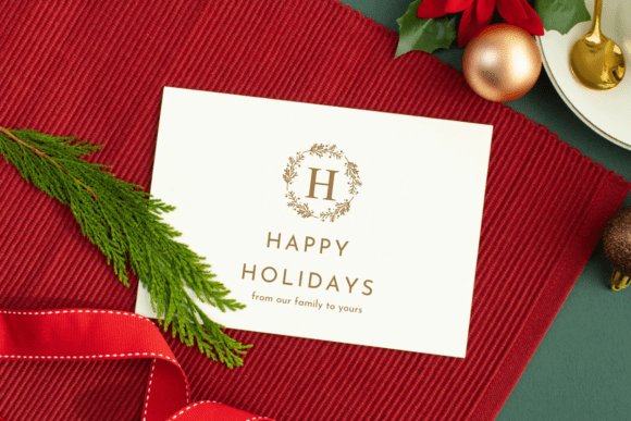 Merry Wreath Font PNG with transparent background - Preview 2