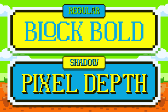Pixerif Regular Font PNG with transparent background - Preview 3