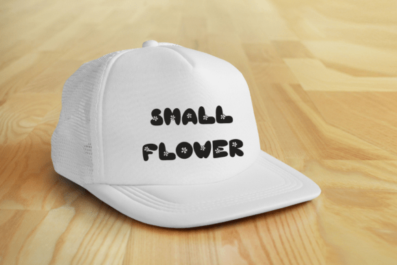 Small Flower Font PNG with transparent background - Preview 6