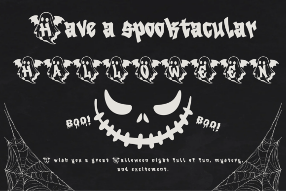 Batwing Ghost Font - Preview 3