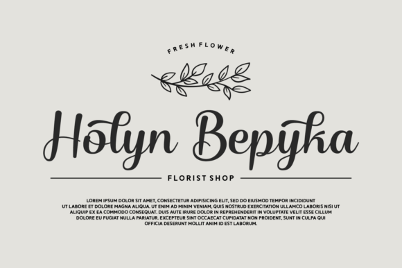 Belyra Font - Preview 3