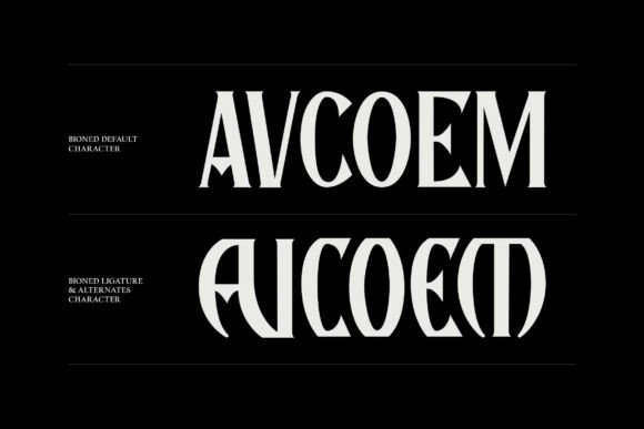 Bioned Font - Preview 3