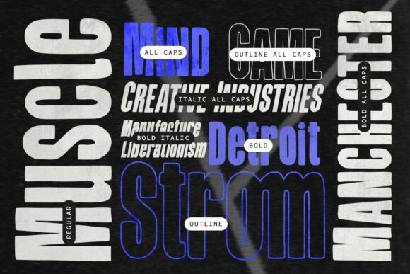 Breakbeat Ringtone Font PNG with transparent background - Preview 2