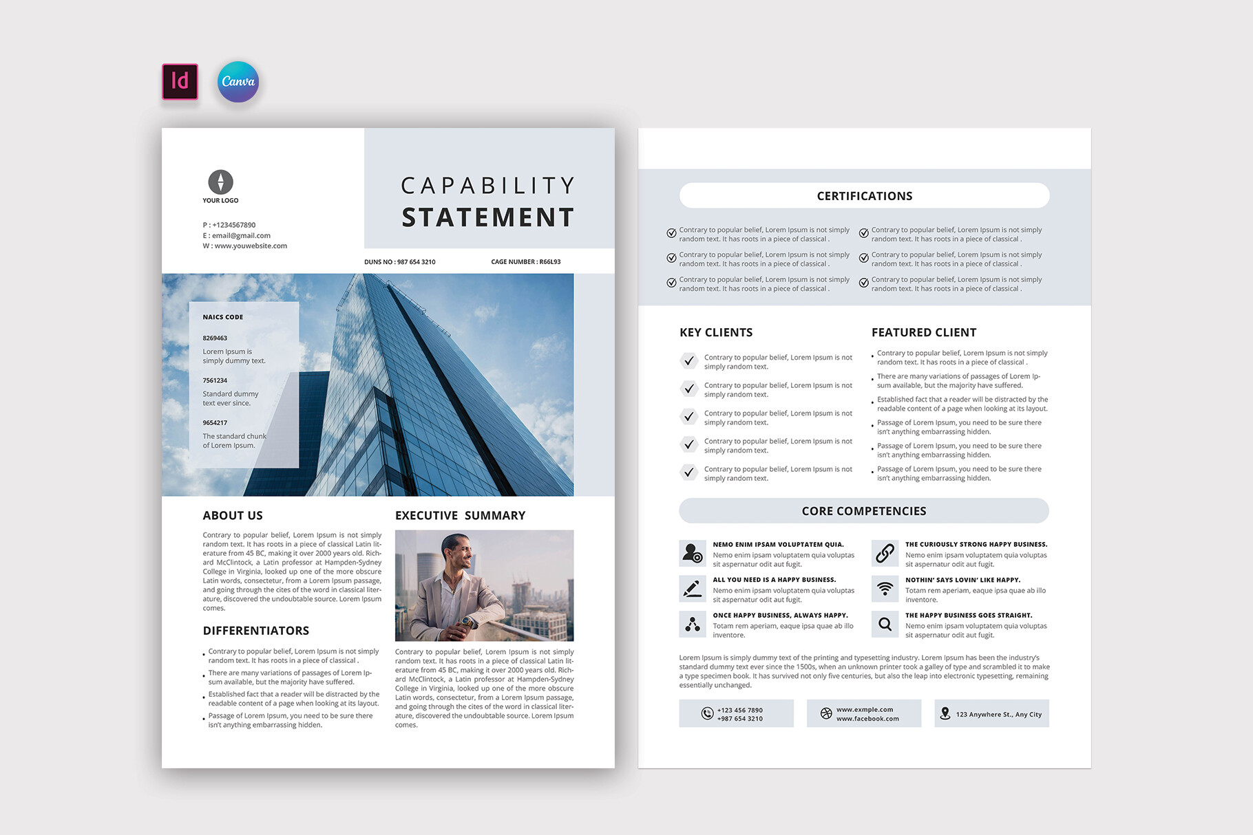 Capability Statement Templates