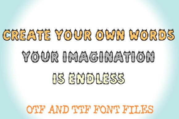 Cats Whiskers Font - Preview 2