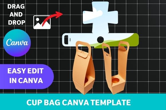Cup Bag Canva Template