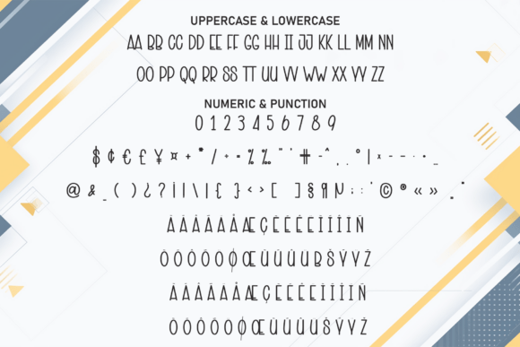 Design Modern Font - Preview 6