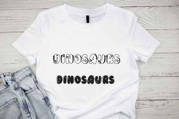 Dinosaurs Font - Preview 3