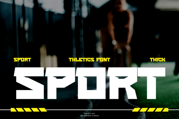 Esport Woglen Font PNG with transparent background - Preview 1