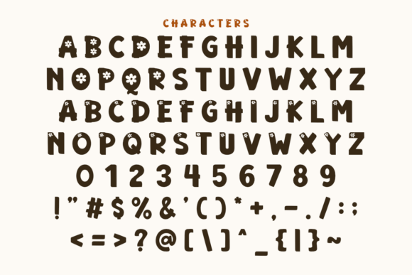 Fancy Flower Font - Preview 1