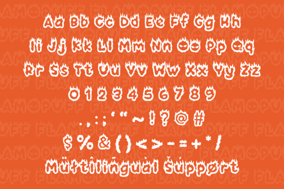 Flamopuff Font - Preview 4