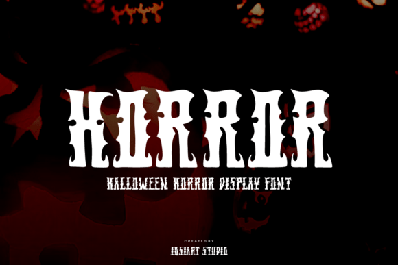 Halloween Hangouz Font PNG with transparent background - Preview 1