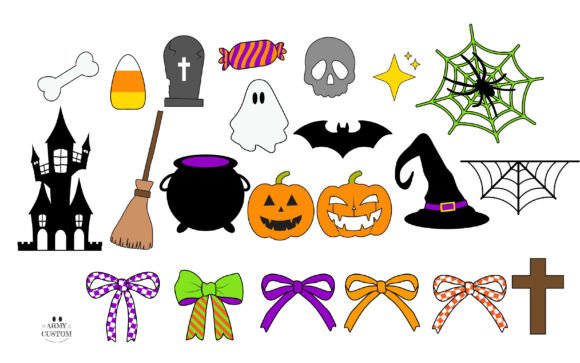 Halloweenarmy Web Font PNG with transparent background - Preview 2