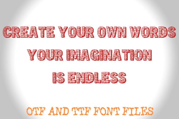House Brick Font PNG with transparent background - Preview 2