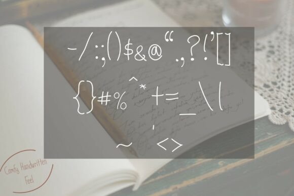 Journal Pen Light Font PNG with transparent background - Preview 2